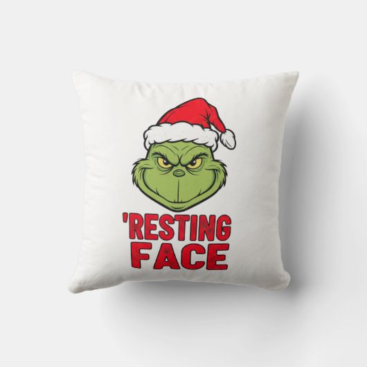 This Pillow's Face Says "Merry Christmas," But  クッション (裏面)