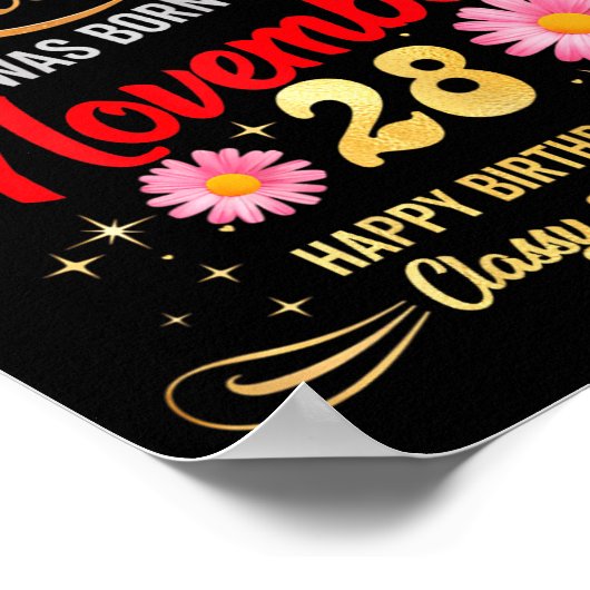 This Queen Was Born On November 28 November 28th B ポスター (角)