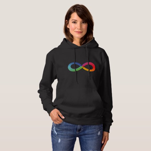 This rainbow infinity design can symbolize so many パーカ (正面フル)