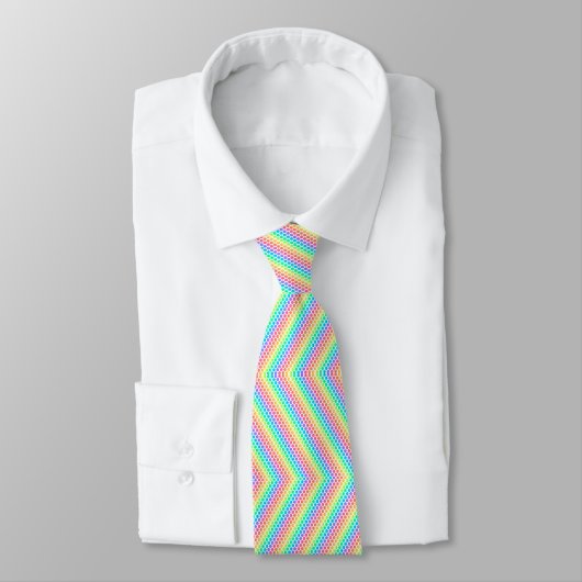 This rainbow pattern necktie ネクタイ (タイ)