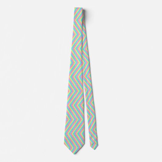 This rainbow pattern necktie ネクタイ (正面)