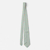 This rainbow pattern necktie ネクタイ (裏面)