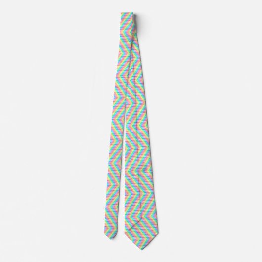 This rainbow pattern necktie ネクタイ (裏面)