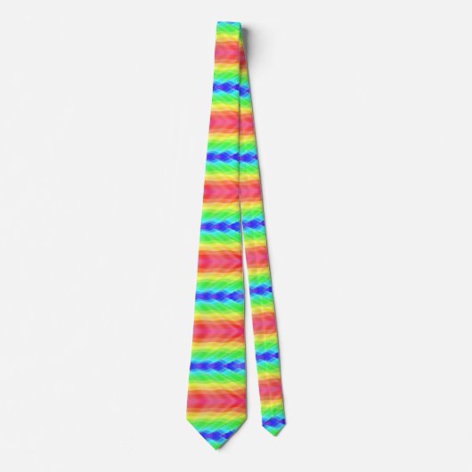 This rainbow pattern necktie ネクタイ (正面)