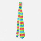 This rainbow pattern necktie ネクタイ (裏面)