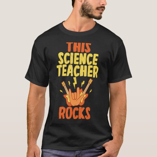 This Science Teacher Rocks Tシャツ (正面)