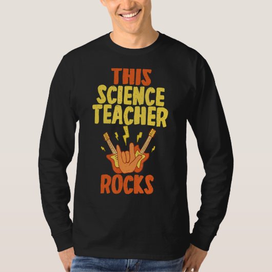 This Science Teacher Rocks Tシャツ (正面)