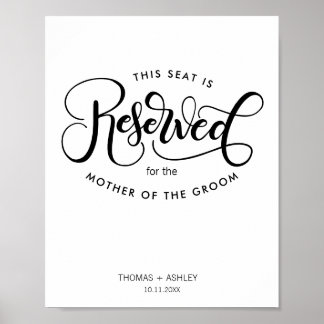 This seat is reserved for - Personalized ポスター