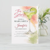 This Señorita Needs a Margarita 40th Fiesta 招待状 (スタンド正面)