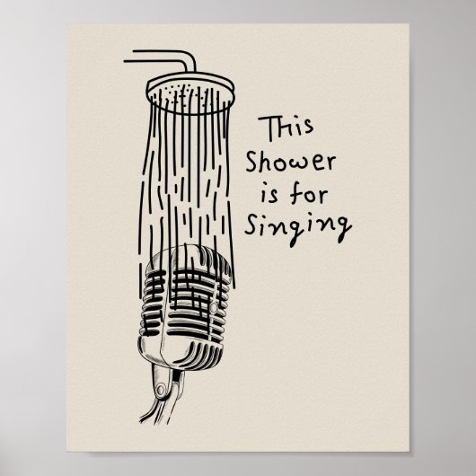 This Shower is for singing ポスター (正面)