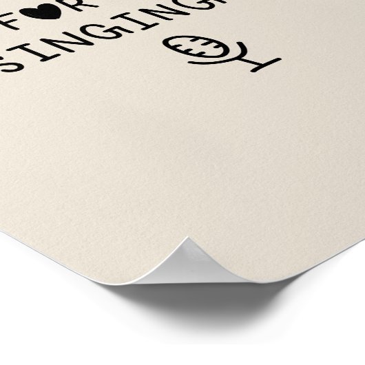 This Shower Is for Singing ポスター (角)