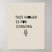 This Shower Is for Singing ポスター (正面)