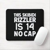 This Skibidi Rizzler Is 14 No Cap 14th Birthday 14 マウスパッド (マウス)