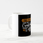 THIS STYLIST runs on Creativity and Coffee コーヒーマグカップ (正面左)