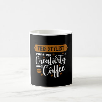 THIS STYLIST runs on Creativity and Coffee コーヒーマグカップ