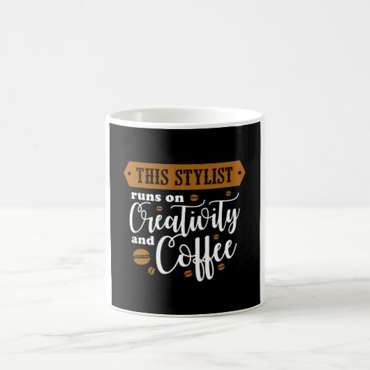 THIS STYLIST runs on Creativity and Coffee コーヒーマグカップ (中央)