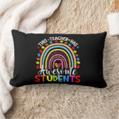 This Teacher Has Awesome Students Rainbow Autism A ランバークッション (ブランケット)