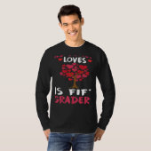 This Teacher Loves His Valentines Day Tree 5th Gra Tシャツ (正面フル)