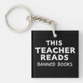 This Teacher Reads Banned Books Graphic キーホルダー (正面)