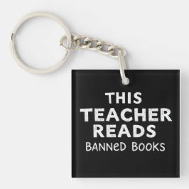 This Teacher Reads Banned Books Graphic キーホルダー