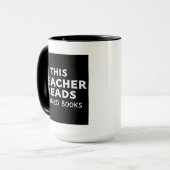 This Teacher Reads Banned Books Graphic マグカップ (正面左)