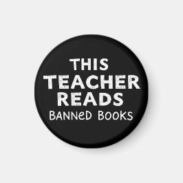 This Teacher Reads Banned Books Graphic マグネット