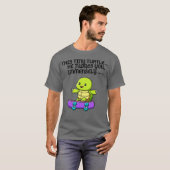 This Tiny Turtle Judges You 2 Tシャツ (正面フル)
