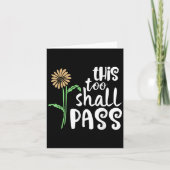 This Too Shall P Motivational カード (正面)