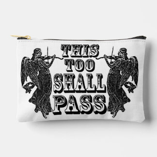 This Too Shall Pass 小さなアクセサリーバッグ アクセサリーポーチ