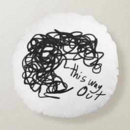 This Way Out--->装飾用クッション | THRIVEコレクション ラウンドクッション