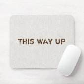 This Way Up Canvasテクスチャ マウスパッド (マウス)