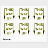 This Way Up Squareステッカー スクエアシール (シート)