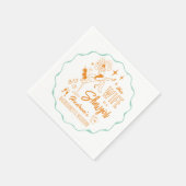 This Wife is a Show Girl Bachelorette Weekend スタンダードカクテルナプキン (角)