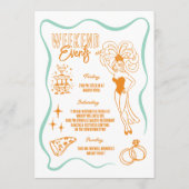 This Wife is a Show Girl Bachelorette Weekend 招待状 (裏面)