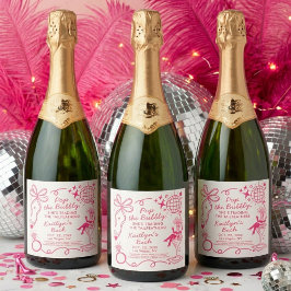 This Wife Is A Showgirl Bachelorette Party スパークリングワインラベル