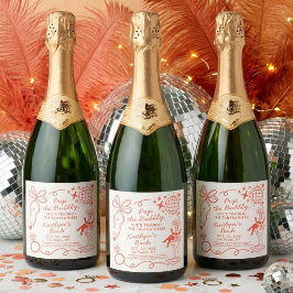 This Wife Is A Showgirl Bachelorette Party スパークリングワインラベル