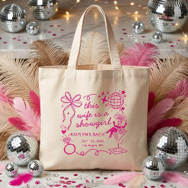 This Wife Is A Showgirl Bachelorette Party ラージトートバッグ