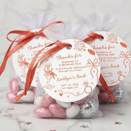 This Wife Is A Showgirl Bachelorette Party Favor フェイバータグ