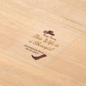 This Wife is a showgirl bachelorette party name da アクリル招待状 (レイダウン)