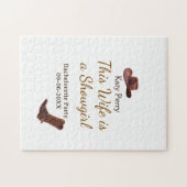 This Wife is a showgirl bachelorette party name da ジグソーパズル (横)