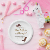 This Wife is a showgirl bachelorette party name da ペーパープレート (パーティー)