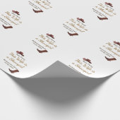 This Wife is a showgirl bachelorette party name da ラッピングペーパー (角)