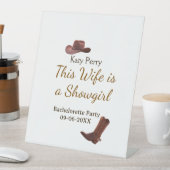 This Wife is a showgirl bachelorette party name da 台座サイン (インサイチュ)