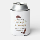 This Wife is a showgirl bachelorette party name da 缶クーラー (缶裏面)