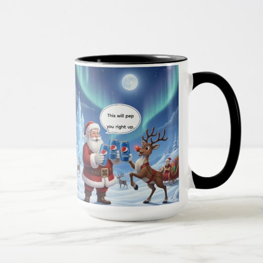 This Will Pep You Up Christmas Mug AI used マグカップ (右)