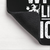 This Witch Likes It Wicked Funny Halloween Broom  マウスパッド (コーナー)