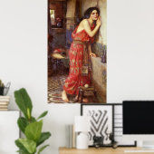 Thisbe by John William Waterhouse ポスター (ホームオフィス)