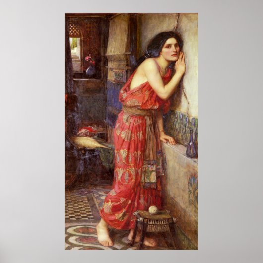 Thisbe by John William Waterhouse ポスター (正面)