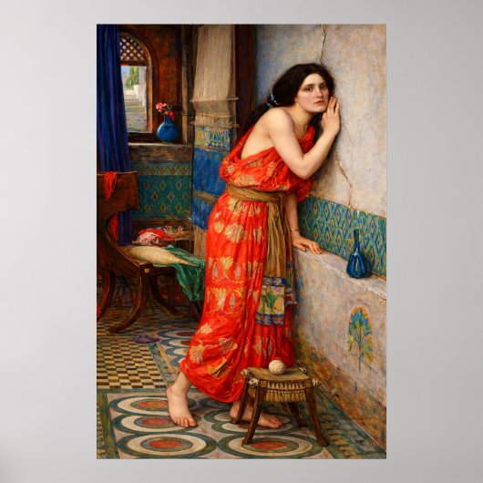 Thisbe by John William Waterhouse ポスター (正面)