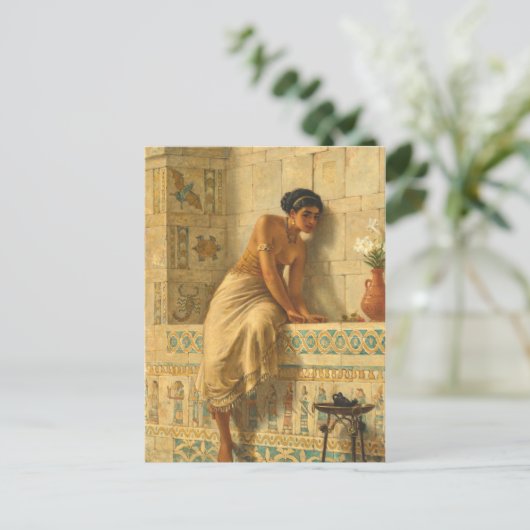 Thisbe, Edwin Long （英語， 1829 - 1891） ポストカード (スタンド正面)